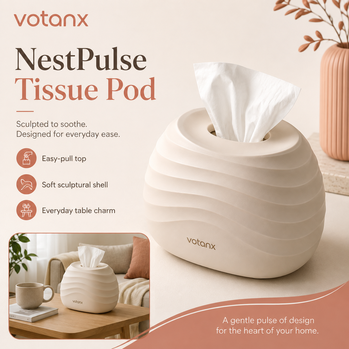 votanx™ NestPulse Sculpted Tissue Pod