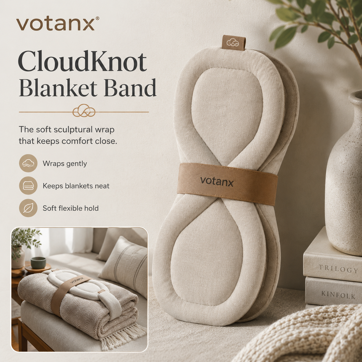votanx™ CloudKnot Soft Blanket Band