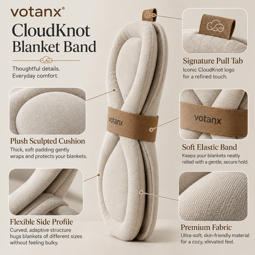 votanx™ CloudKnot Soft Blanket Band