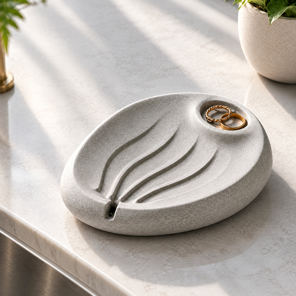 votanx™ PebbleGlow Sculpted Soap Rest